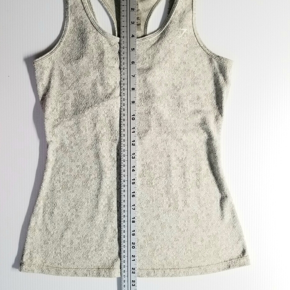 Gymshark Grayish green/Olive Green Women's Active Athletic Sporty Tank Top, S - Picture 8 of 9